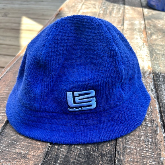 Lebron James Nike Air LBJ 23 NBA Blue Bucket Hat Embroidered RARE Rookie - Picture 1 of 3